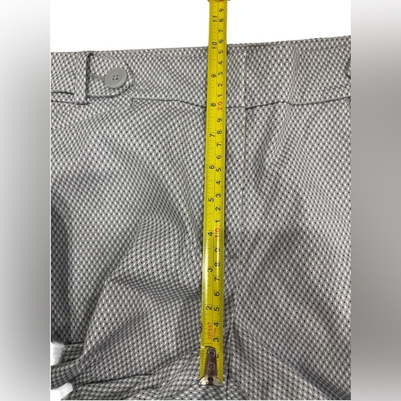 Ann Taylor Loft Original Size 8 houndstooth geometric pattern High Rise - Picture 9 of 10